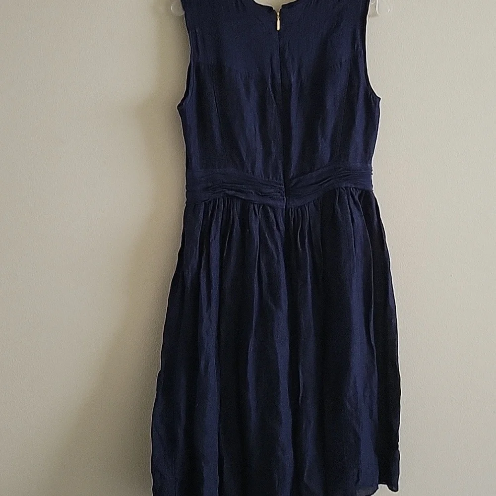 NWT Tory Burch Blue Silk Blend Dress Size 10